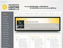 Tablet Screenshot of decolightco.biz